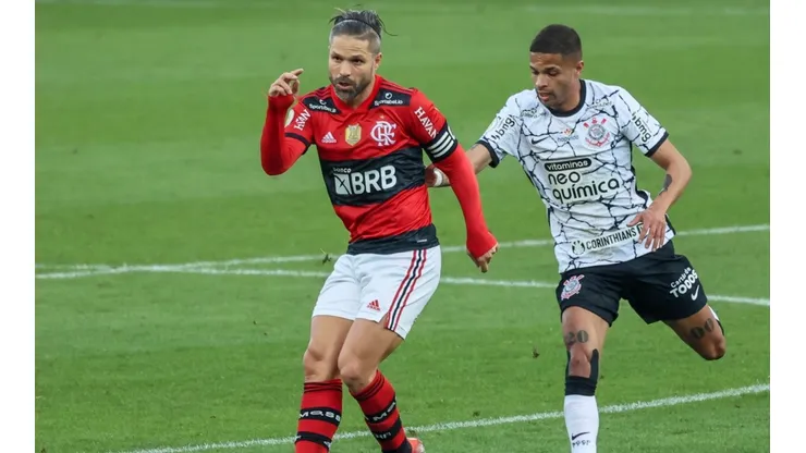 Flamengo x Corinthians, no Campeonato Brasileiro (Foto: Marcello Zambrana/AGIF)