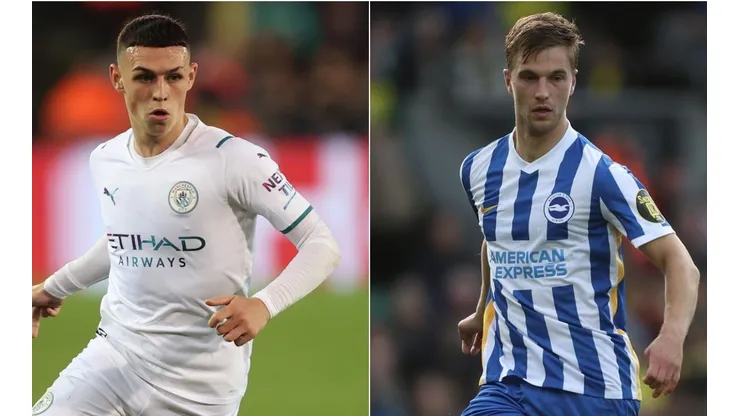 City de Phil Foden viaja até o sul da Inglaterra para enfrentar o Brighton & Hove Albion (Getty Images)
