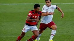 Flamengo e Fluminense, em campo pelo Campeonato Brasileiro (Foto: Getty Images)
