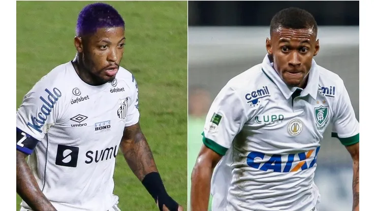 Santos e América-MG se enfrentam neste sábado (Foto: Getty Images)