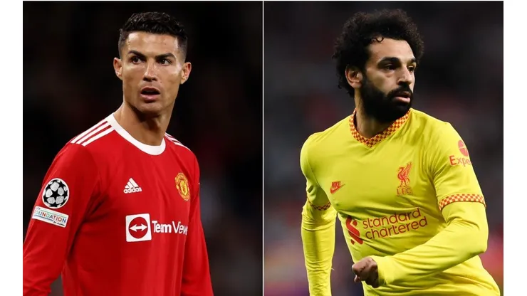 Cristiano Ronaldo x Mohamed Salah: no duelo de craques deste domingo deu Mohamed Salah(Getty Images)