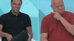 Ronaldão (dir) causou polêmica em edição do Jogo Aberto