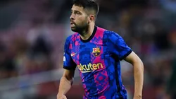 Jordi Alba durante partida contra o Dinamo Kiev (Getty Images)