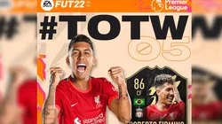 Roberto Firmino é um dos destaques do Time da Semana de FIFA 22
