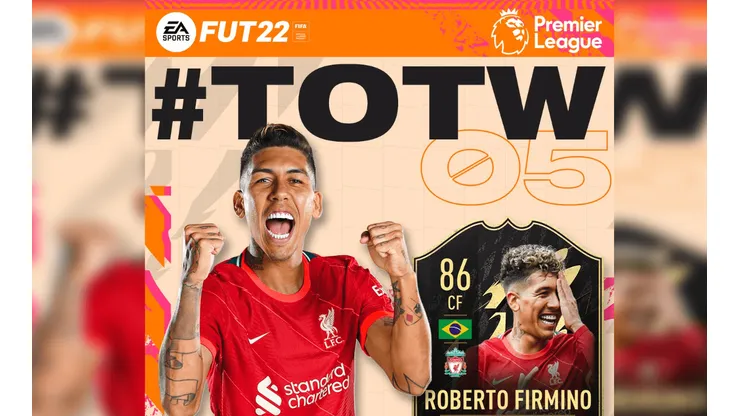 Roberto Firmino é um dos destaques do Time da Semana de FIFA 22