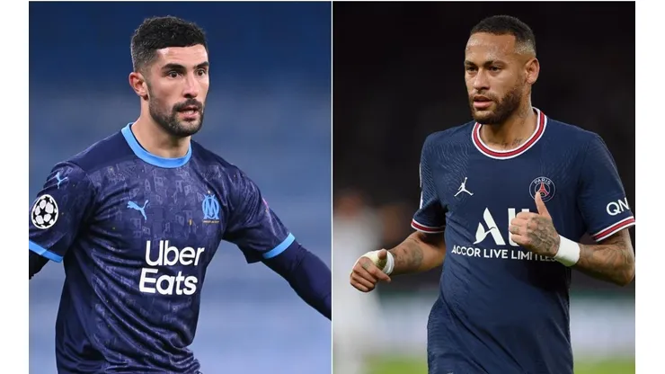 Álvaro González e Neymar se reencontrarão em mais um Le Classique (Getty Images)