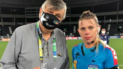 O Presidente Durcesio Mello formalizou o pedido de desculpas da instituição | Crédito: Divulgação Botafogo