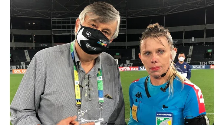 O Presidente Durcesio Mello formalizou o pedido de desculpas da instituição | Crédito: Divulgação Botafogo