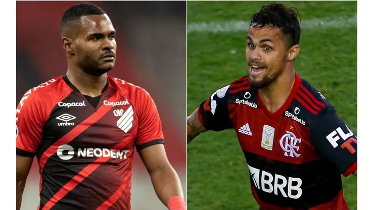 Athletico e Flamengo se enfrentam nesta quarta-feira (Foto: Getty Images)