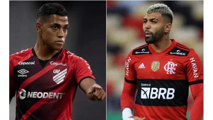 Athletico e Flamengo se enfrentam nesta quarta-feira (Foto: Getty Images)