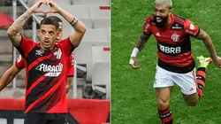 Equipes farão primeiro duelo da semifinal da Copa do Brasil 2021 (Fotos: Gabriel Machado e Mateus Bonomi/AGIF)