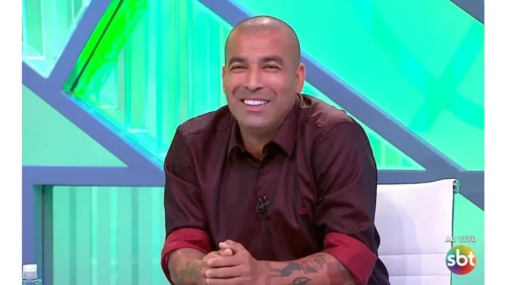 Sheik durante programa no SBT (Foto: Reprodução/SBT)