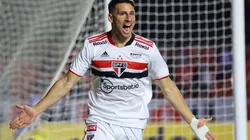 Calleri marcou o gol que deu a vitória para o São Paulo contra o Corinthians (Foto: Marcello Zambrana/AGIF)