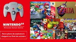 Assinatura do Nintendo Switch Online permite jogar games retrô do Nintendo 64 e Mega Drive