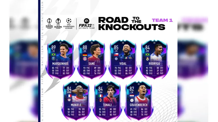 Com Marquinhos, Son e Sané, FIFA 22 recebe novas cartas Road to the Knockouts para o Ultimate Teams