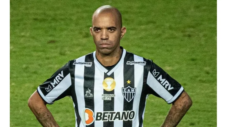 Diego Tardelli é querido pela torcida atleticana e foi ovacionado após o jogo de ontem a noite (Twitter/Reprodução)