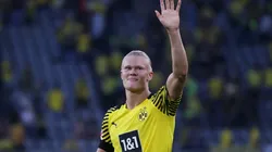 Haaland em jogo do Borussia Dortmund