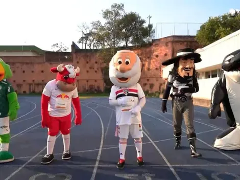Mascotes dos times paulistas da Série A, farão gincanas em homenagem ao dia das crianças