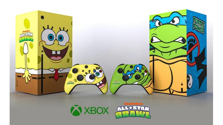 Xbox está sorteando Xbox Series X especiais do Bob Esponja e Tartarugas Ninjas