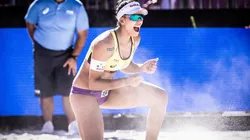 Vibração de Duda na vitória contra os Estados Unidos (Divulgação/FIVB)