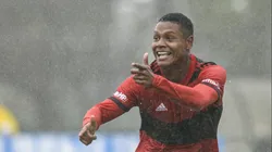 Matheus França fez quatro gols diante do Palmeiras | Marcelo Cortes/Flamengo