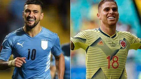 Uruguai e Colômbia se enfrentam nesta quinta-feira (Foto: Getty Images)