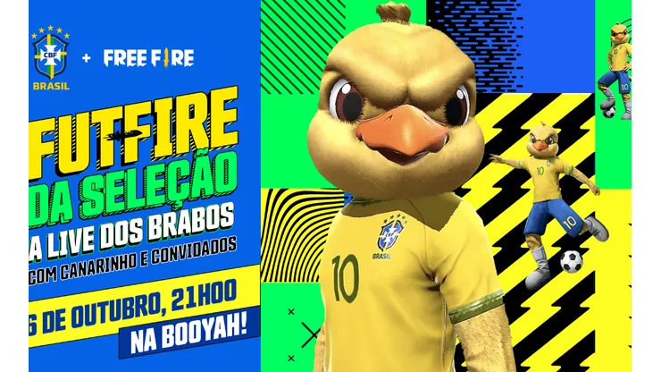 Free Fire: Live dos Brabos terá participação de streamers e ícones do futebol nesta quarta (6)
