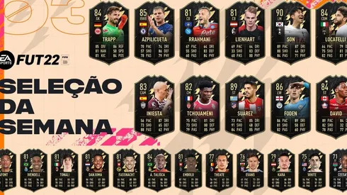 FIFA 22: Trapp, Son, David, Suarez e Iniesta são alguns dos destaques do Time da Semana