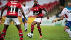 O Flamengo venceu 50% das vezes em que jogou como visitante contra o Fortaleza | Crédito: Jorge Rodrigues/AGIF