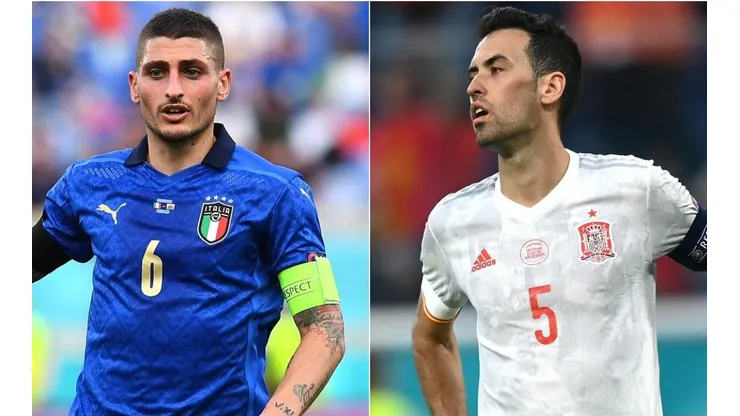 Itália e Espanha se enfrentam nesta quarta-feira (Foto: Getty Images)