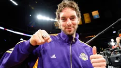 Pau Gasol foi bicampeão da NBA com o Los Angeles Lakers (Getty Images)