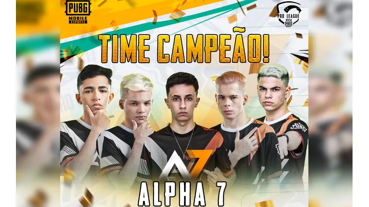 Alpha7 é a grande campeã do PUBG Mobile Pro League Brasil 2021 Season 2