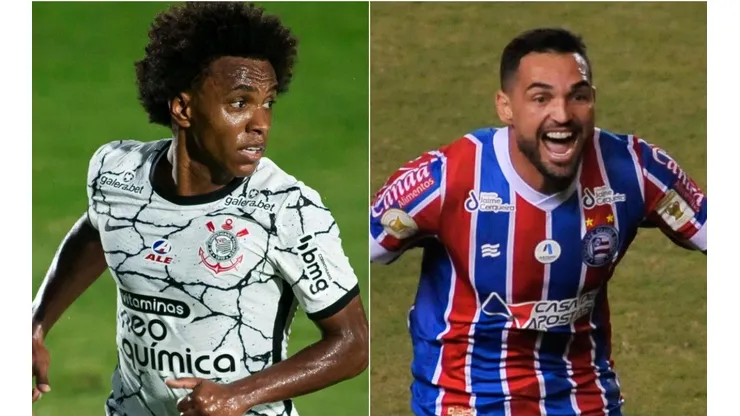 Corinthians x Bahia: data, hora e canal para assistir essa partida do Brasileirão. (Foto: Jhony Pinho/Diogo Reis/AGIF)