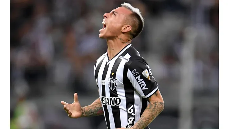 Vargas marcou o gol do Galo no empate em 1 a 1 contra o Palmeiras (Foto: Getty Images)