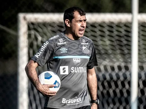 Carille encontra ponto fraco no Santos, fica preocupado e tem carta branca da diretoria para fazer mudanças