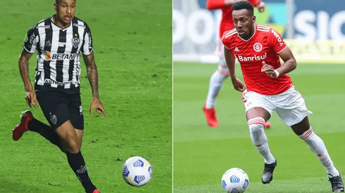 Galo e Inter jogam no Mineirão neste sábado (2). (Fotos: AGIF)