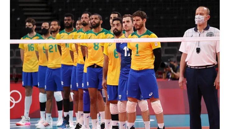 Na foto, o time masculino brasileiro que disputou os Jogos de Tóquio neste ano. (Foto: Getty Images)