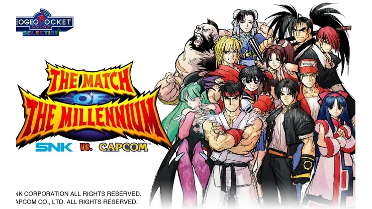SNK vs. Capcom: The Match of the Millenium e NEOGEO Pocket Color Selection Vol.1 são anunciados para Steam