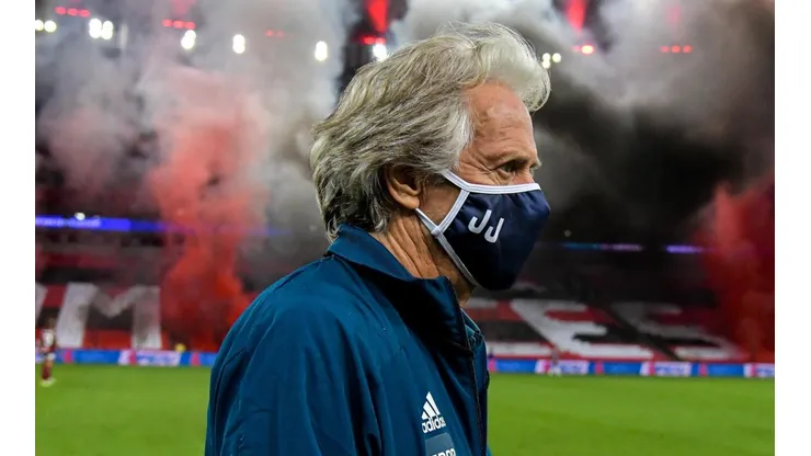 Jorge Jesus diz que vai torcer pelo Flamengo na Libertadores (Foto: Thiago Ribeiro/AGIF)