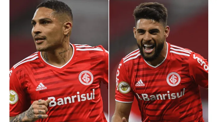 Guerrero e Yuri Alberto: podem deixar o Colorado em breve (Foto: Ricardo Duarte/Inter/Divulgação)