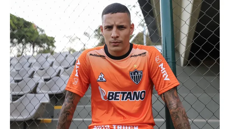 Guilherme Arana diz estar ansioso para a partida da semifinal da Libertadores (Foto: Pedro Souza / Atlético)