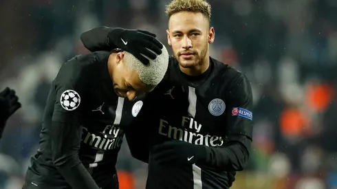 Neymar e Mbappé, em campo pelo PSG (Foto: Getty Images)