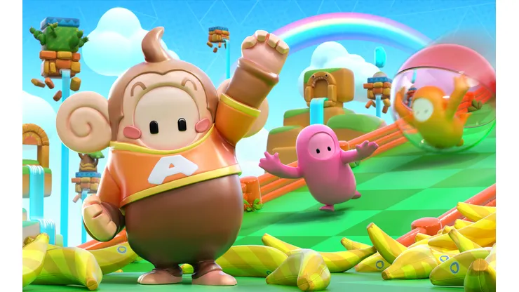 Fall Guys revela traje de AiAi do game Super Monkey Ball