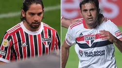 Benítez e Eder: pouco utilizados por Crespo (Fotos: Marcello Zambrana/AGIF)