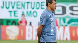 O treinador do Peixe, Fábio Carille. (Foto: Luiz Erbes/AGIF)