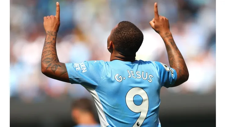 Gabriel Jesus marcou o gol da vitória do Manchester City sobre o Chelsea (Foto: Getty Images)