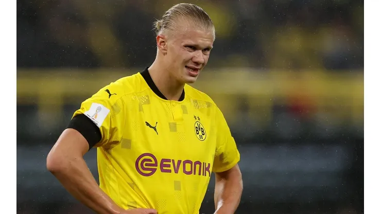 Haaland: alvo do Real Madrid no mercado (Foto: Lars Baron/Getty Images/Alemanha)