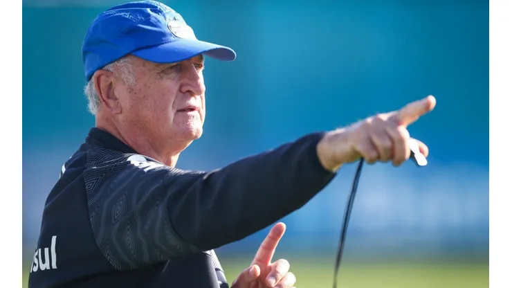 Felipão: bom momento no Tricolor (Foto: Lucas Uebel/Grêmio/Divulgação)