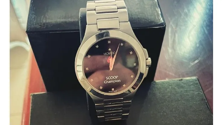 Relógio do SCOOP que será sorteado pelo jogador (Reprodução Instagram)