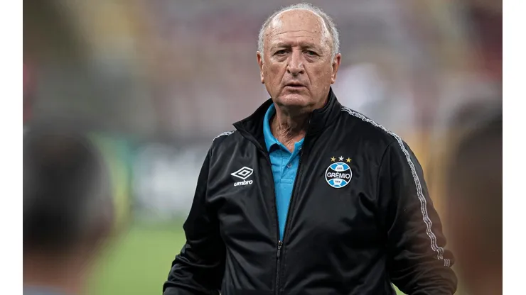 Felipão: recebeu xingamentos durante partida com Flamengo (Foto: Jorge Rodrigues/AGIF)